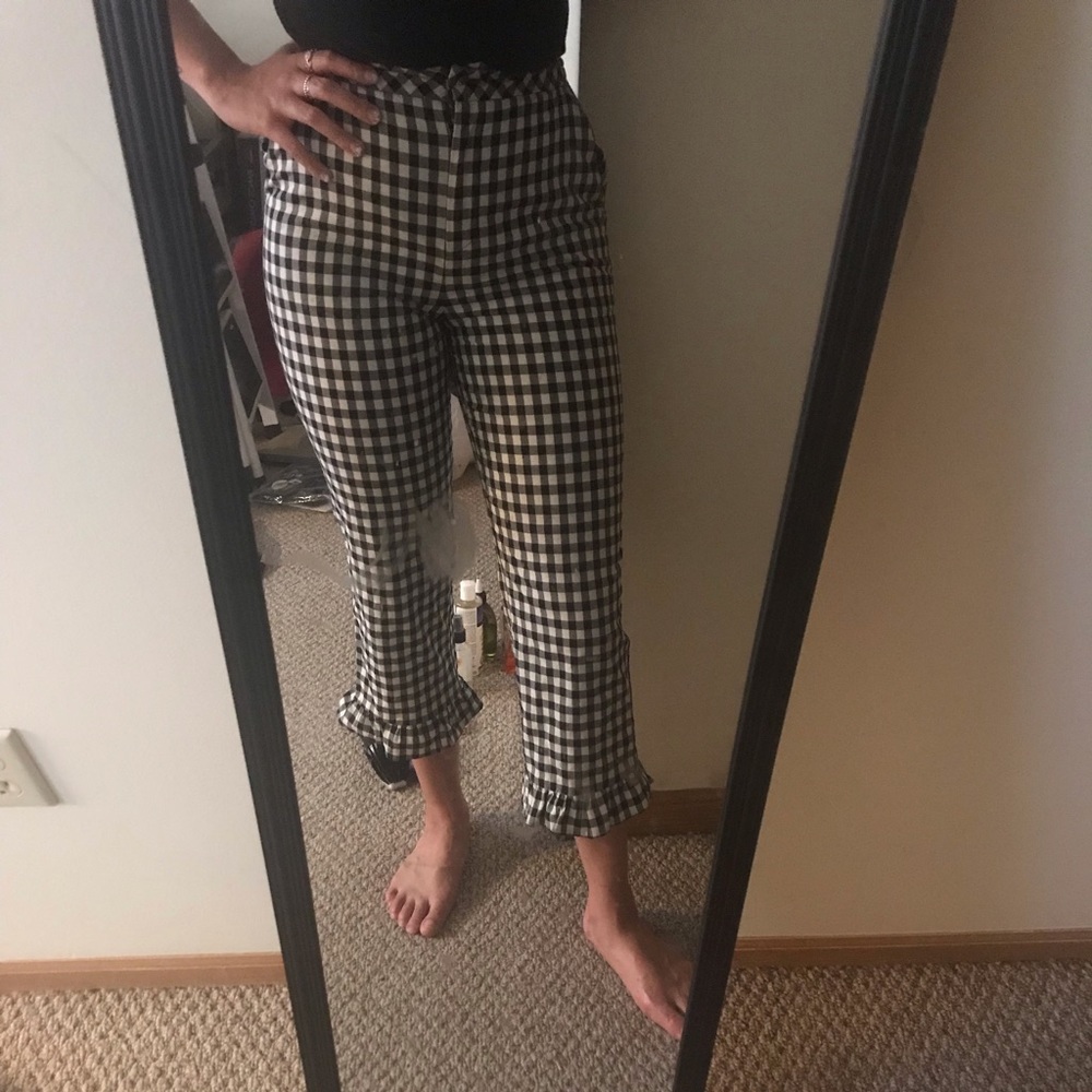 TopShop Gingham Pants